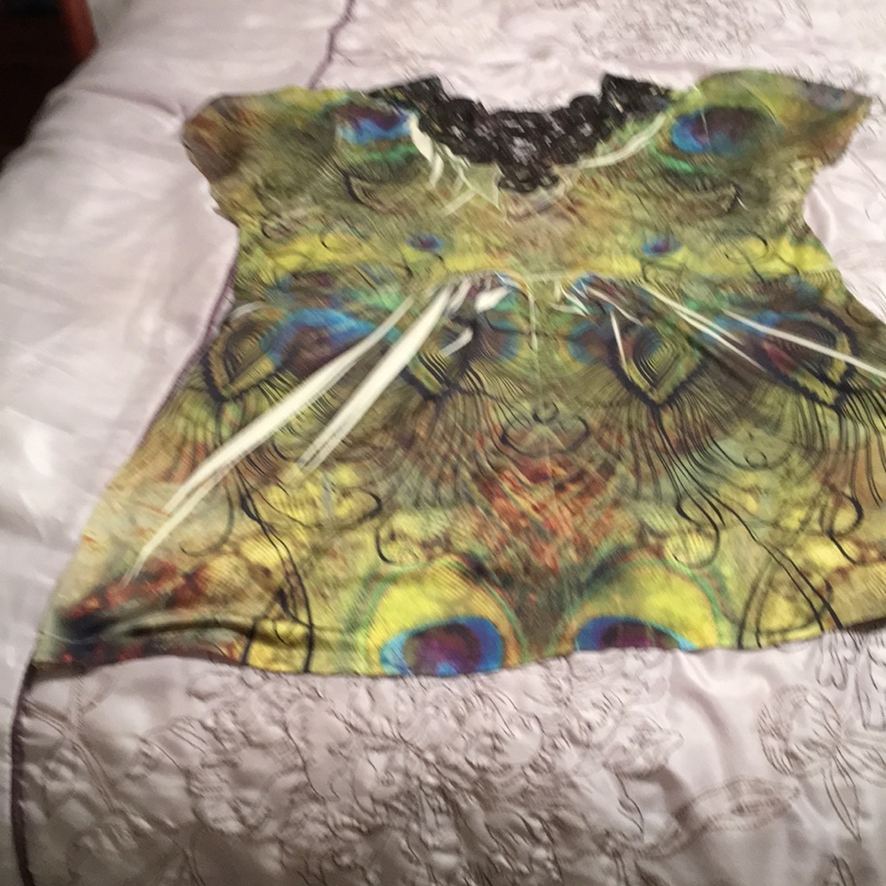 ππNWOT Live & let live top - Picture 3 of 7